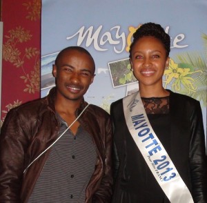 Le Rédacteur en chef et Miss Mayotte 2013