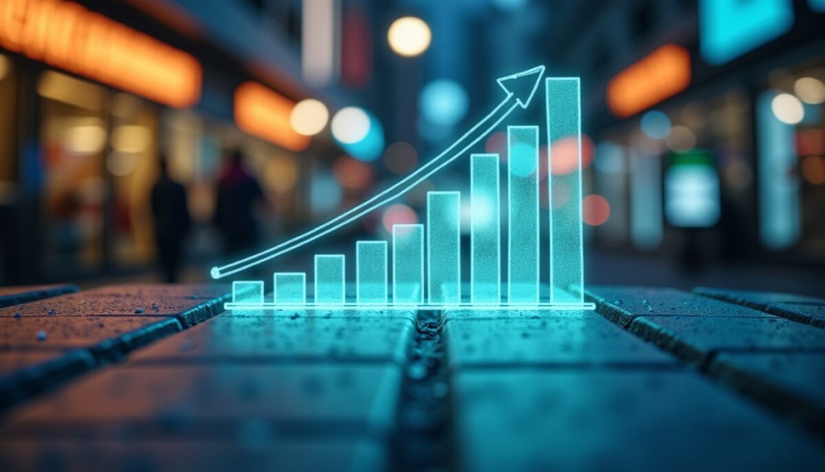 Quel est le taux moyen de croissance organique dans le secteur du commerce en ligne ?
