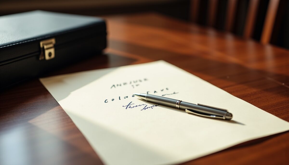 Exemple de lettre pour mettre fin à un contrat d'agent commercial indépendant